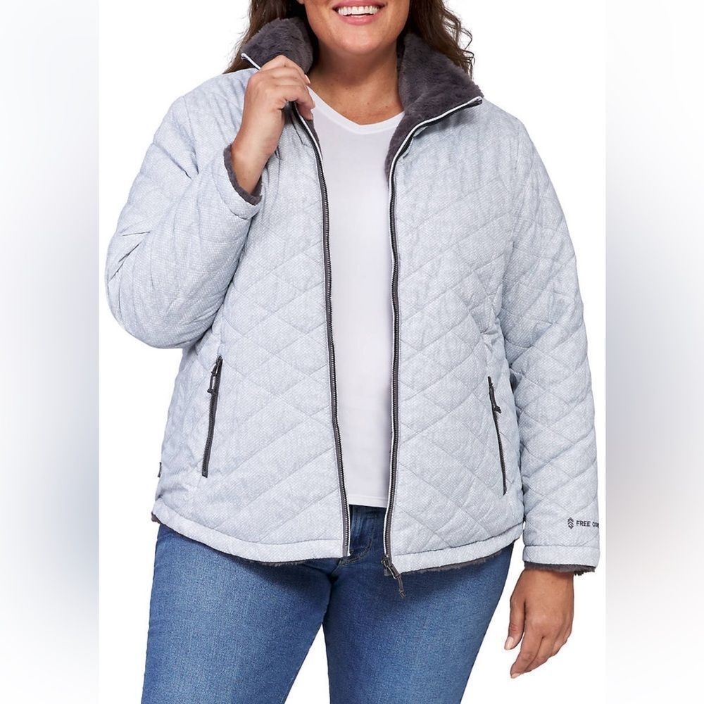 Free country cloudlight reversible jacket size 2X‎ NWT